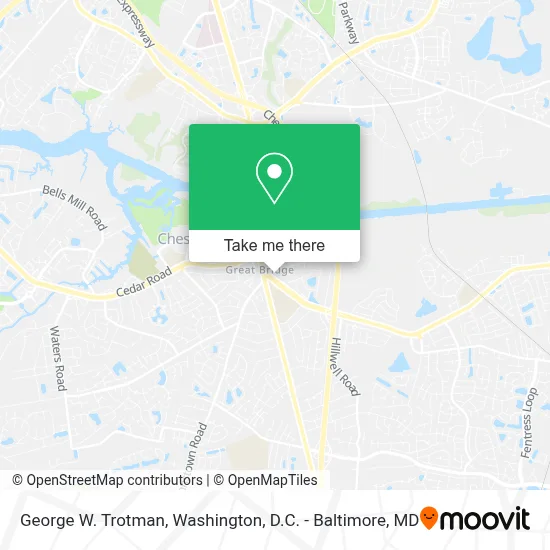 George W. Trotman map