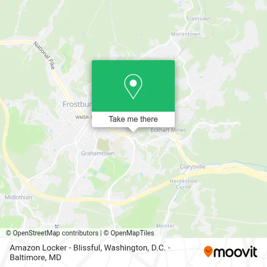 Amazon Locker - Blissful map