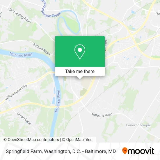 Springfield Farm map