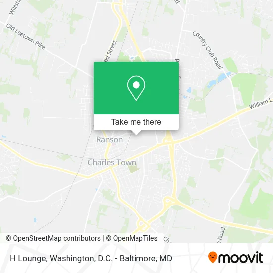 H Lounge map