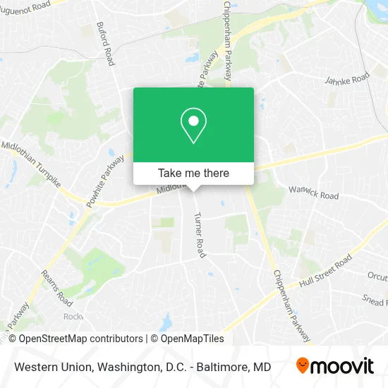 Western Union map