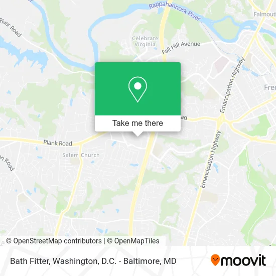 Bath Fitter map