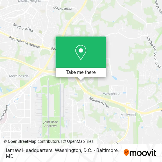 Iamaw Headquarters map