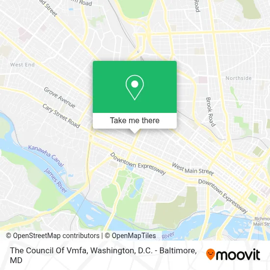 The Council Of Vmfa map