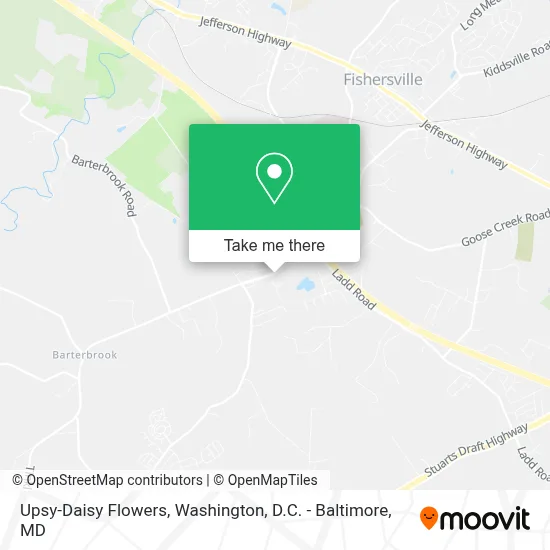 Upsy-Daisy Flowers map