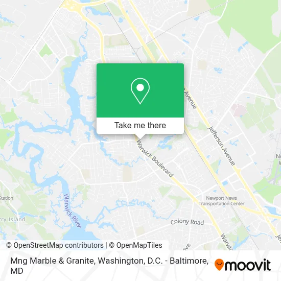 Mng Marble & Granite map