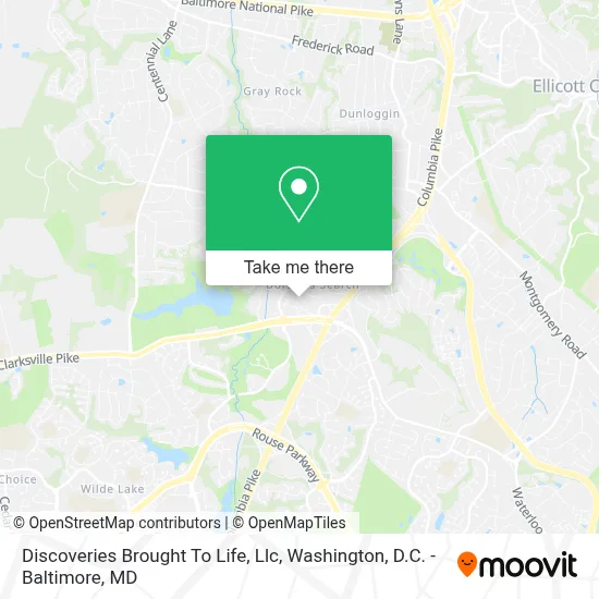 Discoveries Brought To Life, Llc map