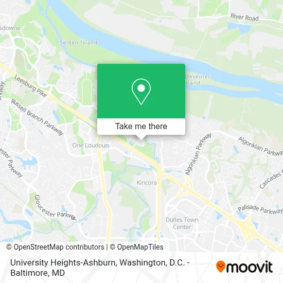 University Heights-Ashburn map