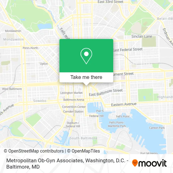 Metropolitan Ob-Gyn Associates map