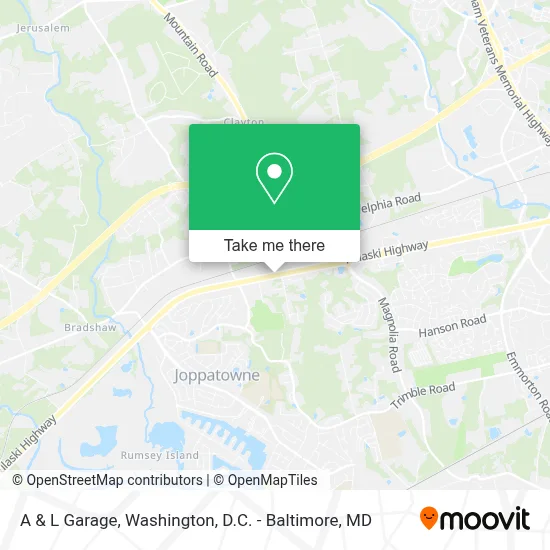 A & L Garage map