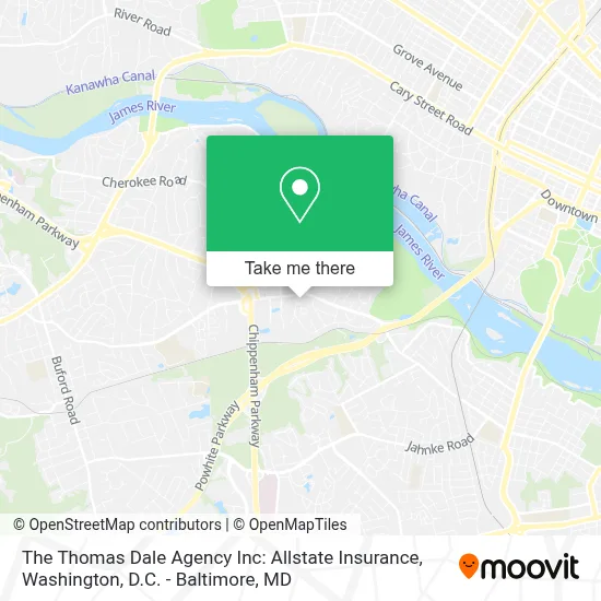 The Thomas Dale Agency Inc: Allstate Insurance map