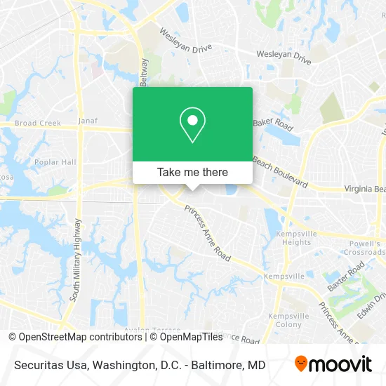 Securitas Usa map