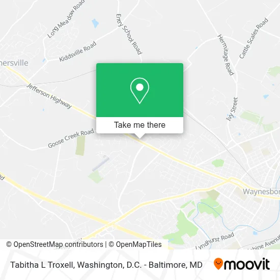 Tabitha L Troxell map