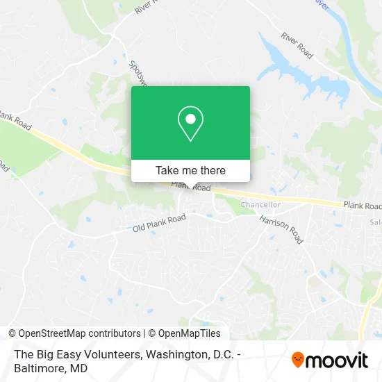 The Big Easy Volunteers map