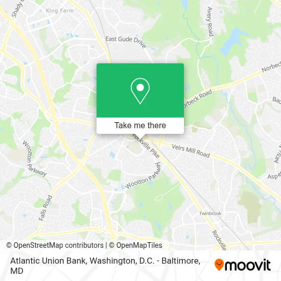 Atlantic Union Bank map
