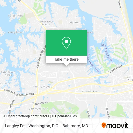 Langley Fcu map