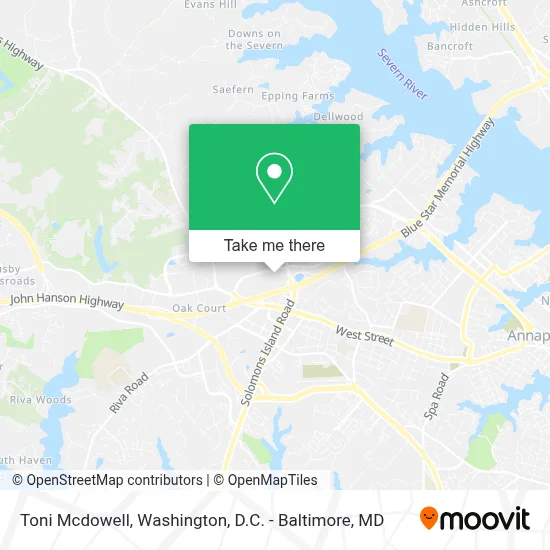 Toni Mcdowell map