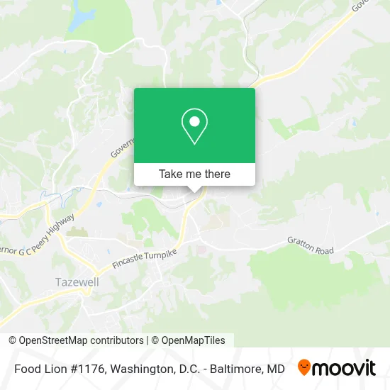 Food Lion #1176 map