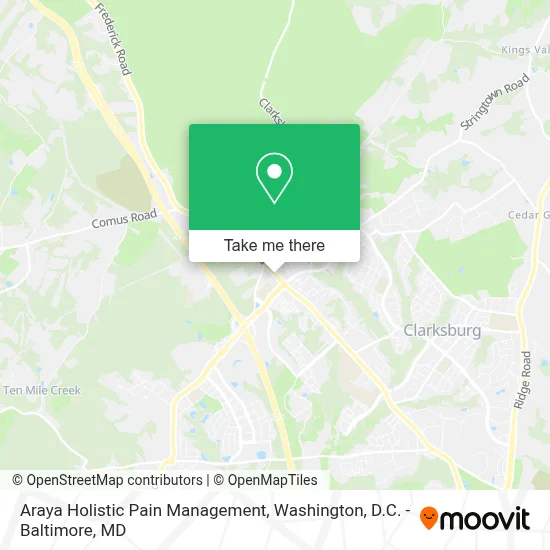 Araya Holistic Pain Management map