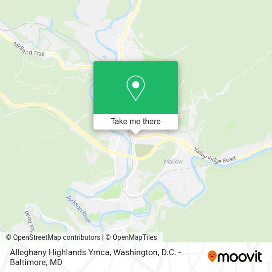 Alleghany Highlands Ymca map
