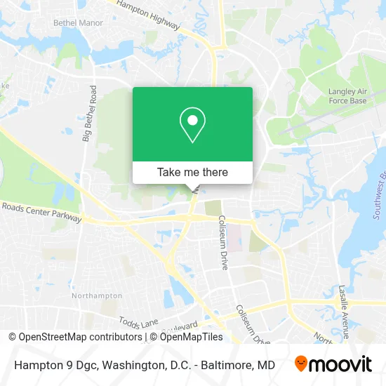 Hampton 9 Dgc map