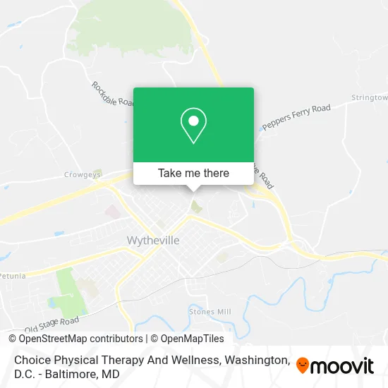 Choice Physical Therapy And Wellness map