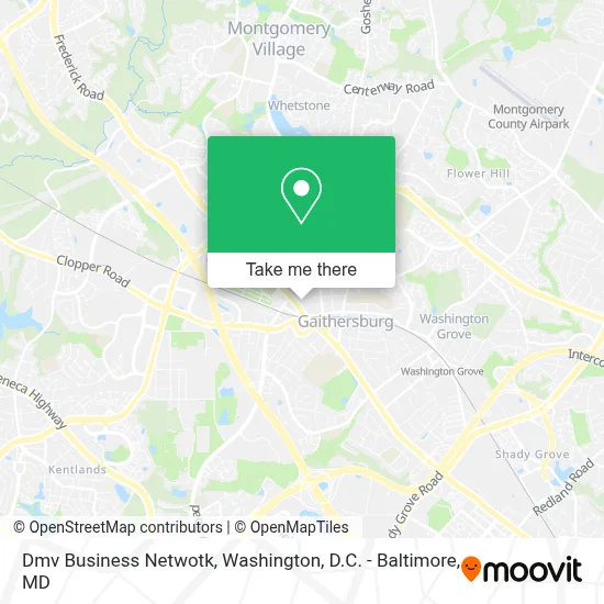 Dmv Business Netwotk map