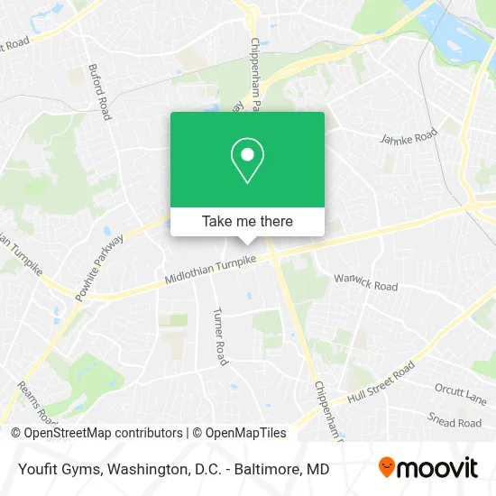 Youfit Gyms map