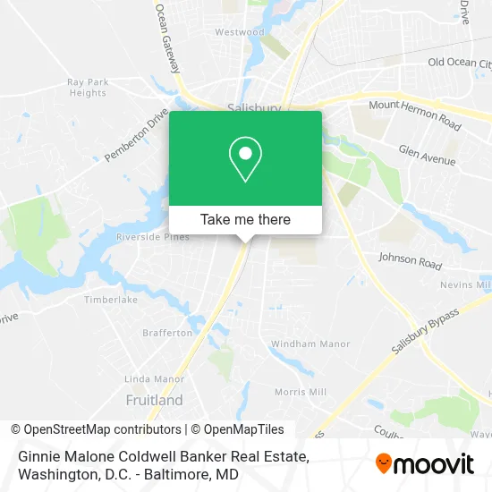 Ginnie Malone Coldwell Banker Real Estate map
