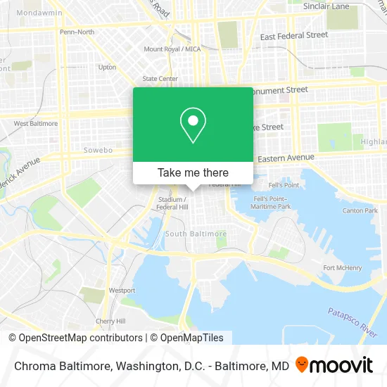 Chroma Baltimore map