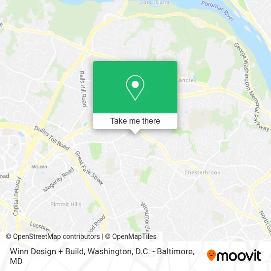 Winn Design + Build map