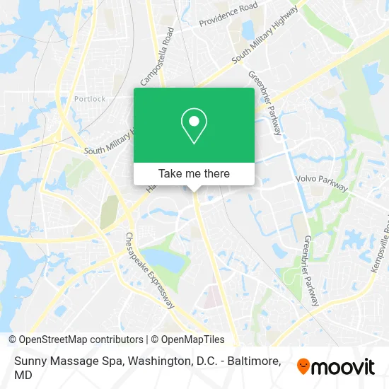 Sunny Massage Spa map