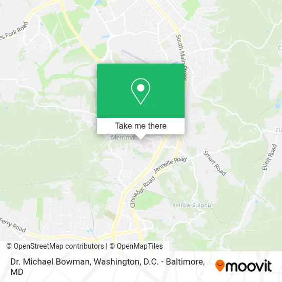 Dr. Michael Bowman map
