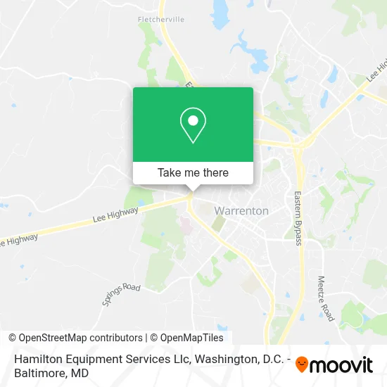Hamilton Equipment Services Llc map