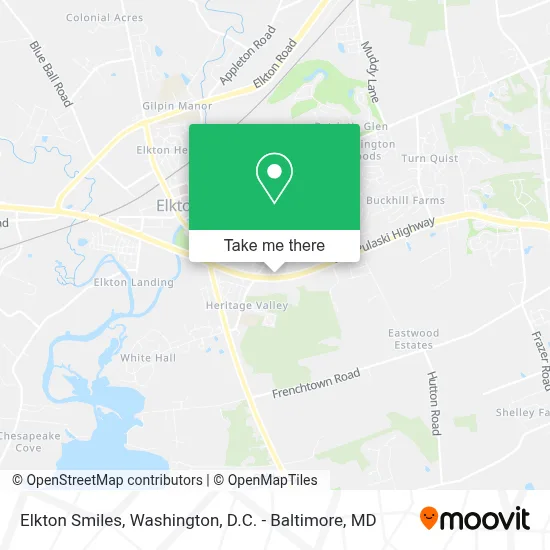 Elkton Smiles map