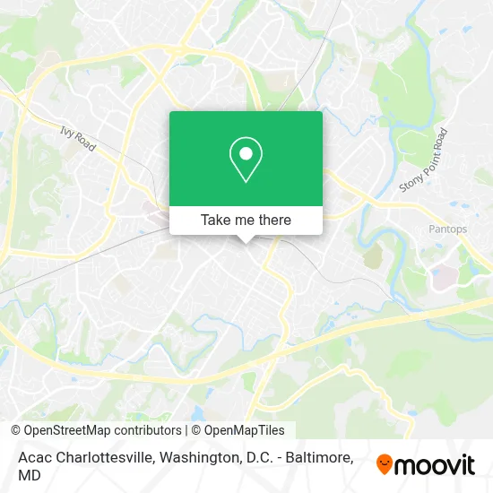 Acac Charlottesville map