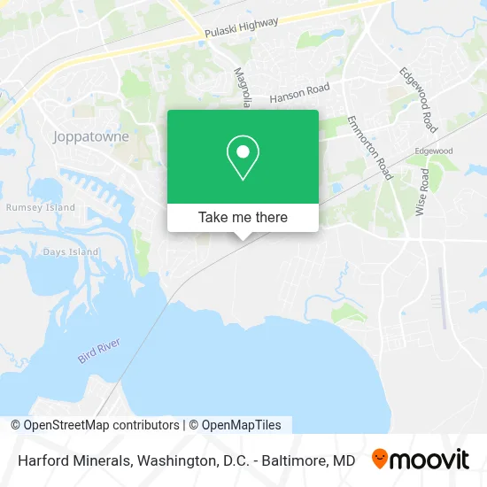 Harford Minerals map