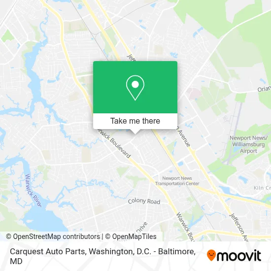 Carquest Auto Parts map
