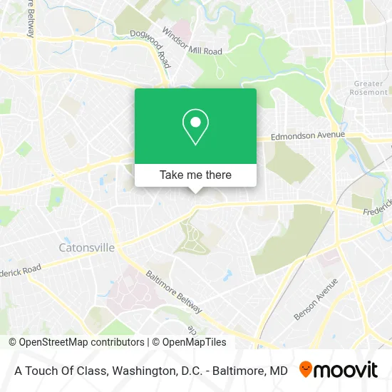 A Touch Of Class map