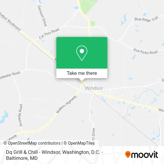 Dq Grill & Chill - Windsor map