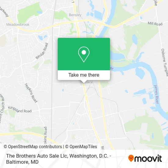 The Brothers Auto Sale Llc map