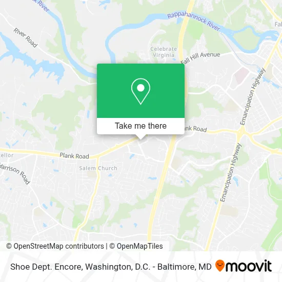 Shoe Dept. Encore map