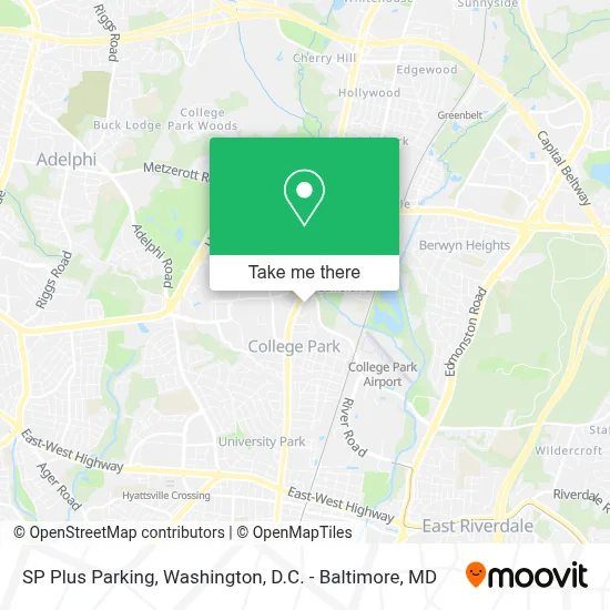 SP Plus Parking map