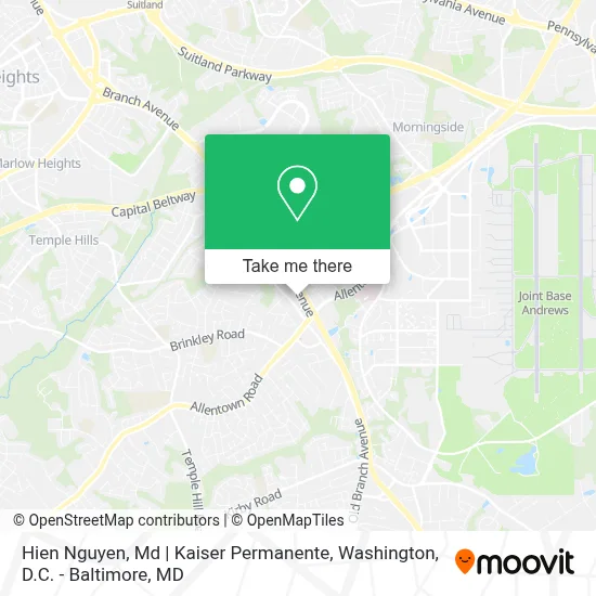 Hien Nguyen, Md | Kaiser Permanente map