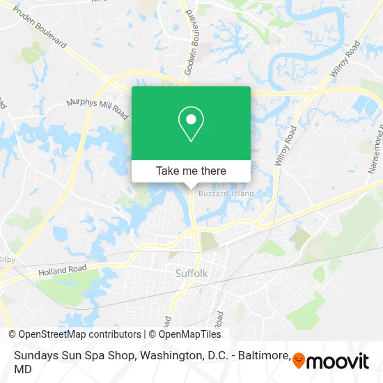 Sundays Sun Spa Shop map