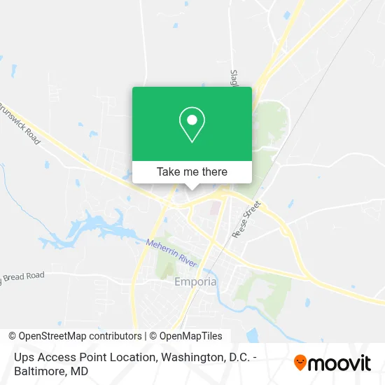 Ups Access Point Location map