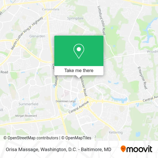 Orisa Massage map