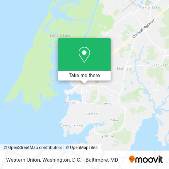 Western Union map