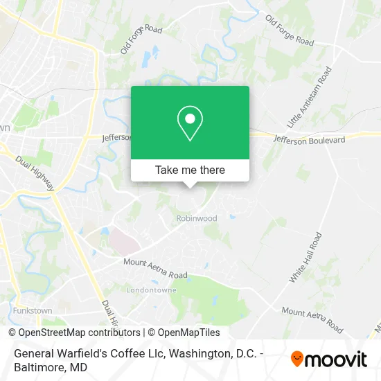 General Warfield's Coffee Llc map