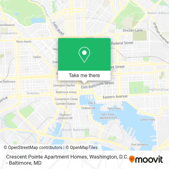 Crescent Pointe Apartment Homes map